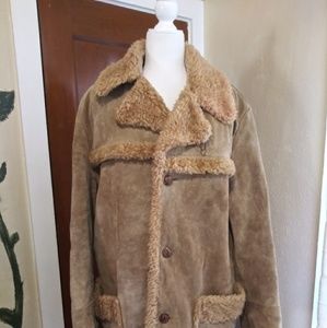 Grande Bay Size 42 Heavyweight Leather Warm Jacket